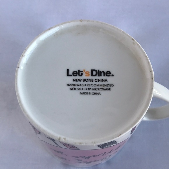 Wake Up and Make Up Bone China Mug - Picture 6 of 6